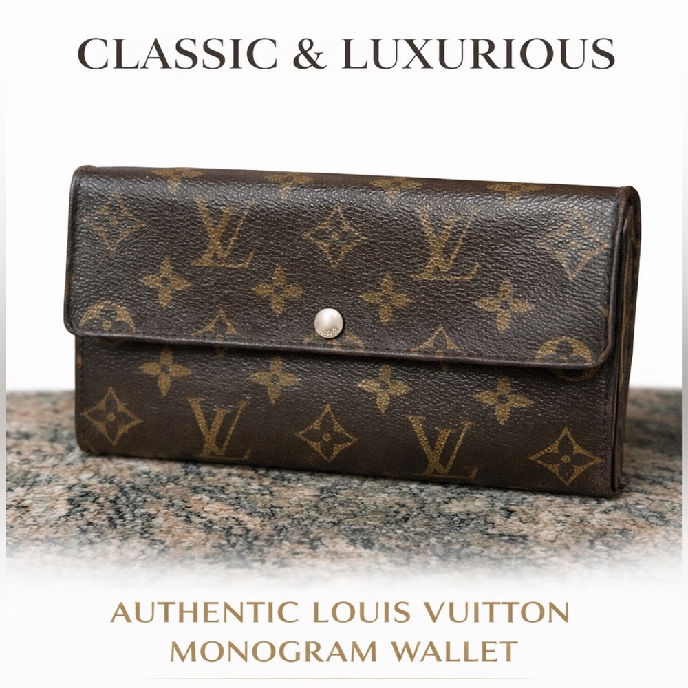 FINAL Price Drop! Louis Vuitton Checkbook Wallet